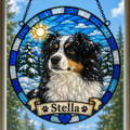 Personalized Pet Memorial Gift | Custom Dog Portrait Suncatcher —  Stained Glass from Your Photo